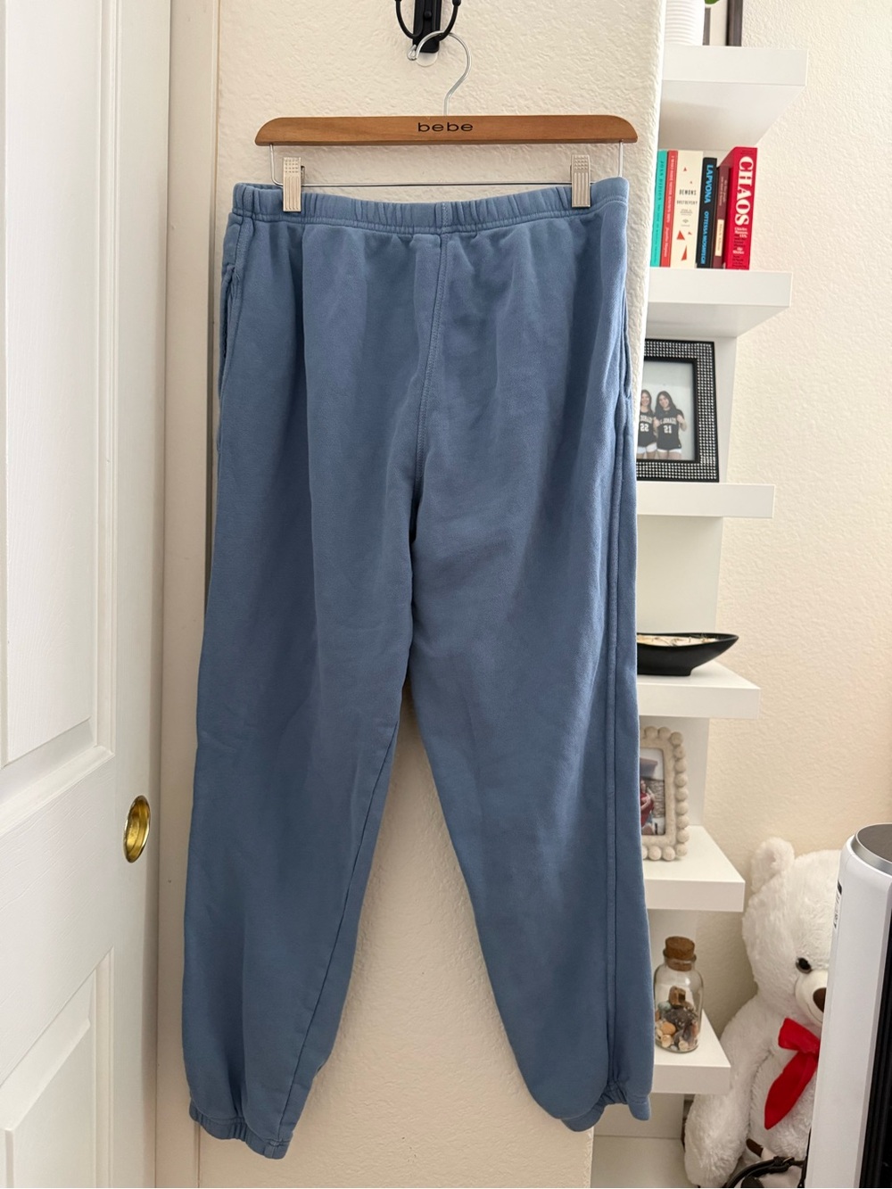 2pc- Spiritual Gangster Powder Blue Pullover Sweatshirt -L and Sweats -M. - Picture 4 of 9